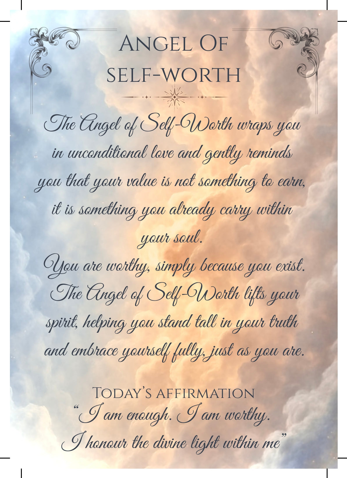 Angel Oracle Cards | 44 Card Deck for Spiritual Guidance | Physical Deck