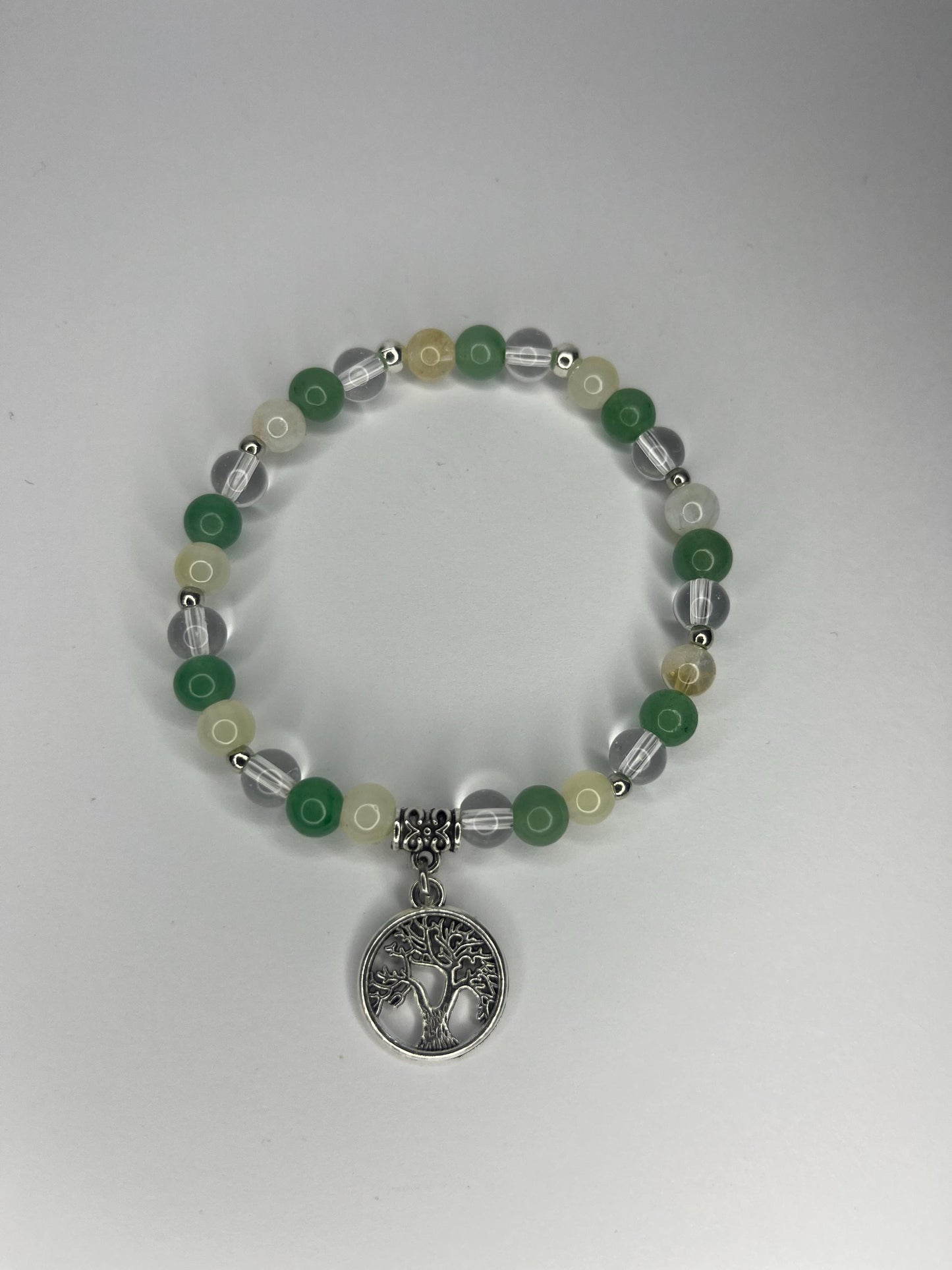 Angel of Self-Worth Crystal Bracelet - Citrine, Green Aventurine & Clear Quartz