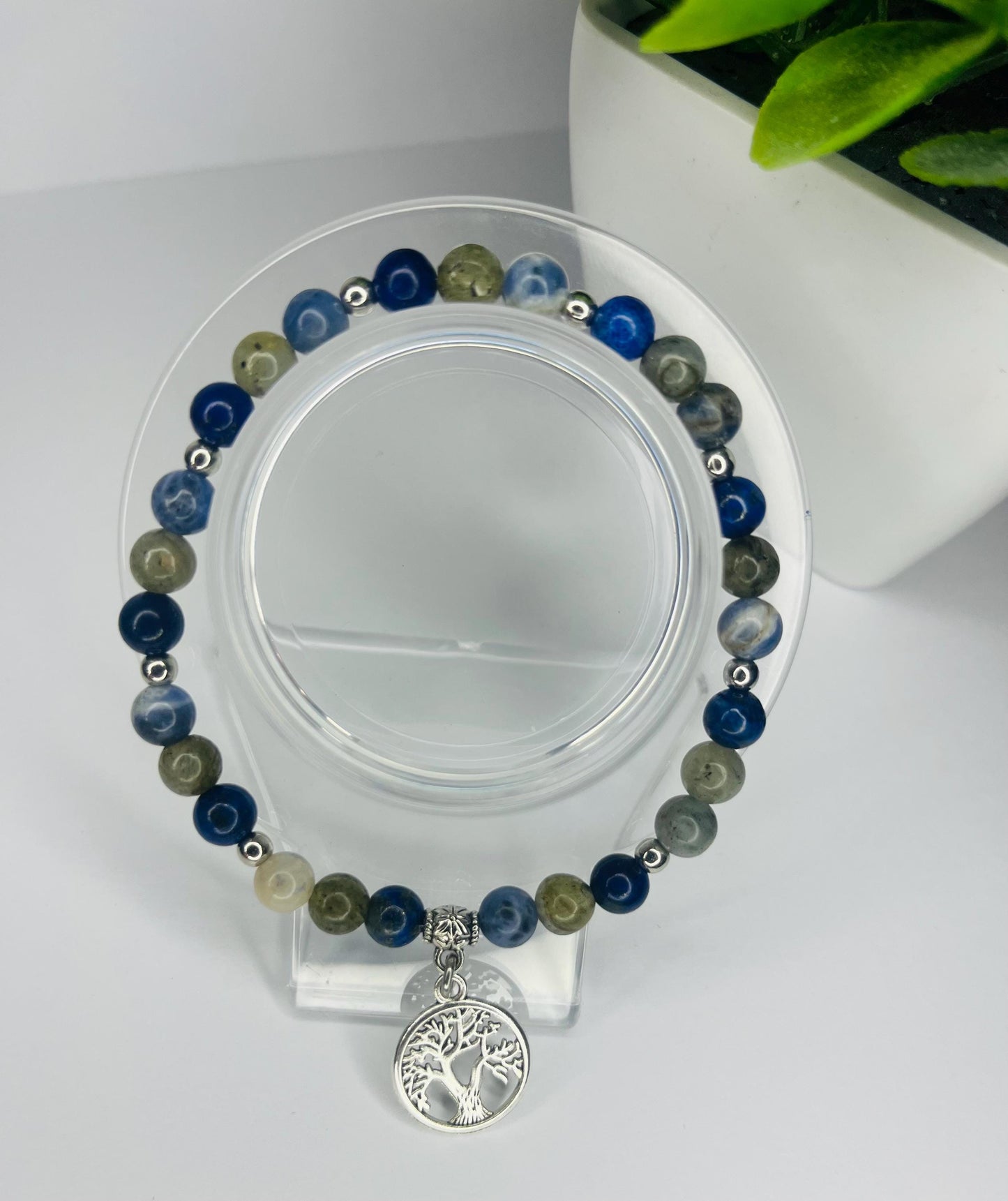 Angel of Vision Crystal Bracelet - Lapis Lazuli, Sodalite & Labradorite