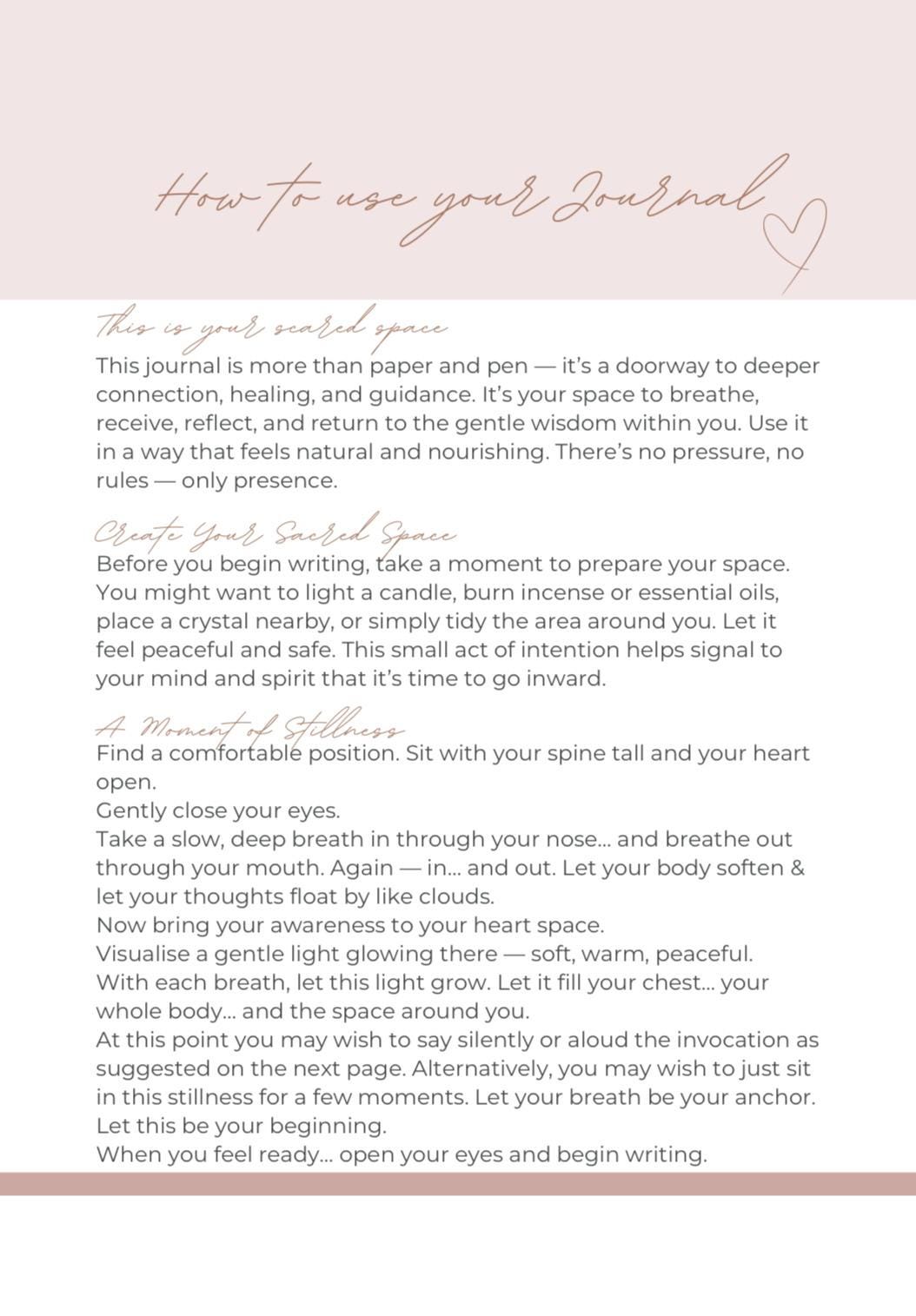 A5 Divine Journal - Guided Reflection & Gratitude Notebook - Physical Spiritual Writing Journal