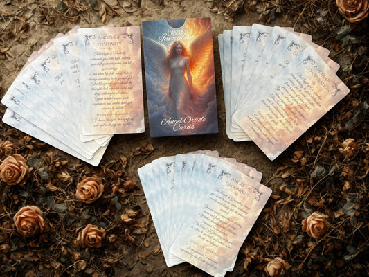 Angel Oracle Cards | 44 Card Deck for Spiritual Guidance | Physical Deck