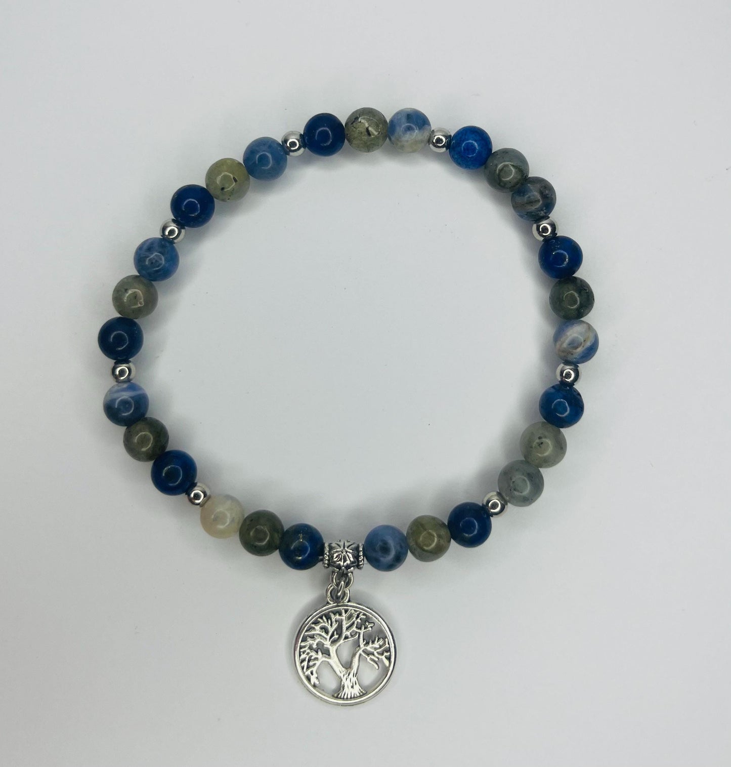Angel of Vision Crystal Bracelet - Lapis Lazuli, Sodalite & Labradorite