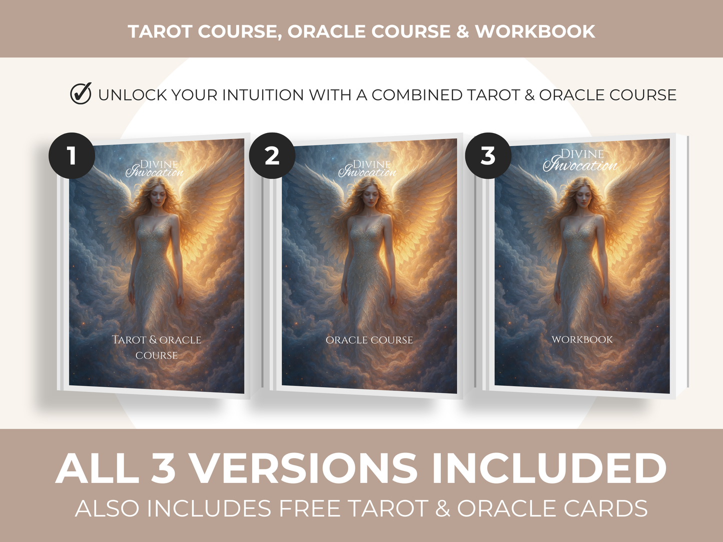 Divine Tarot & Oracle Course for Beginners - Learn to Read Tarot & Oracle with Confidence, Clarity & Intuition