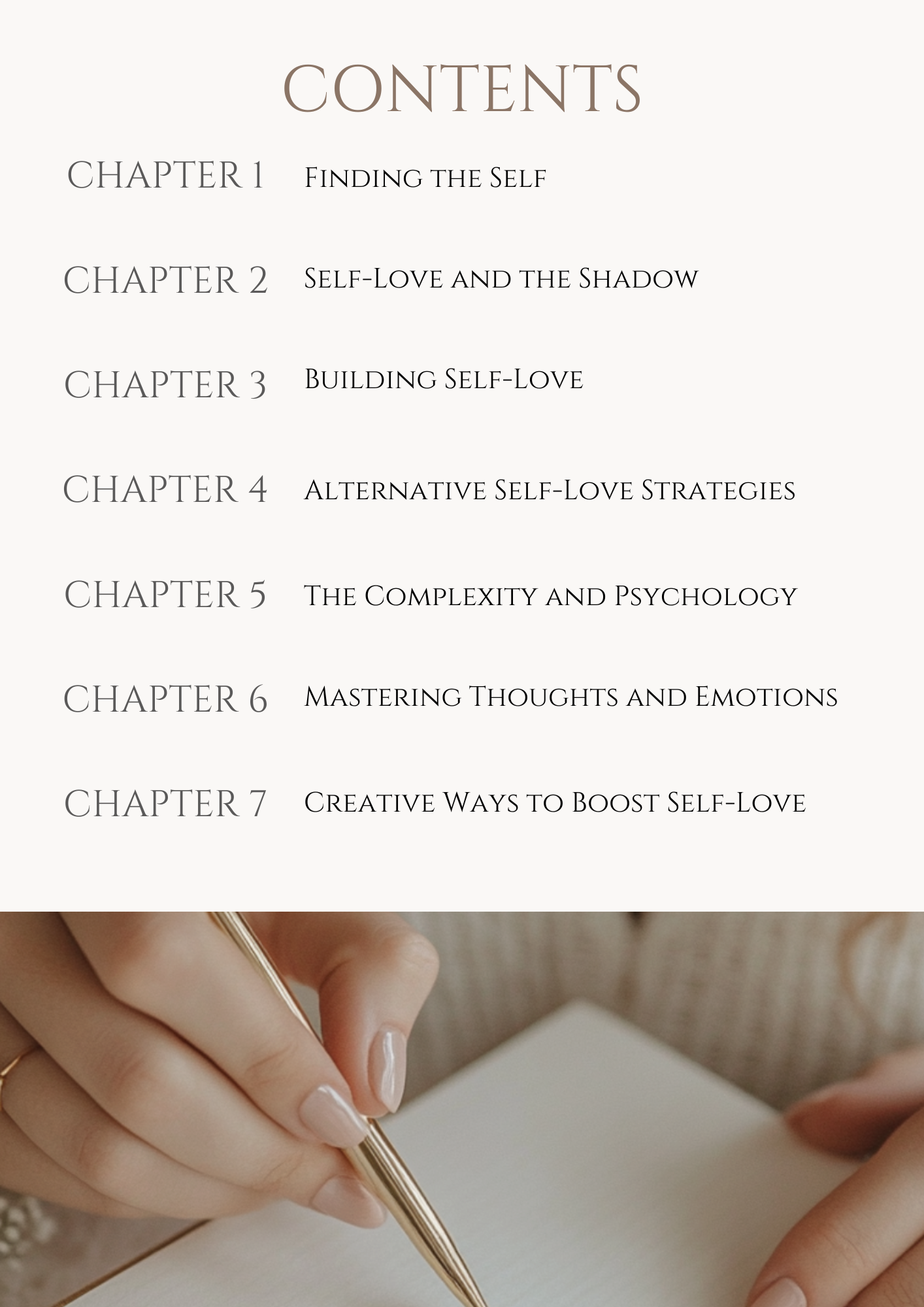 Self Love Workbook