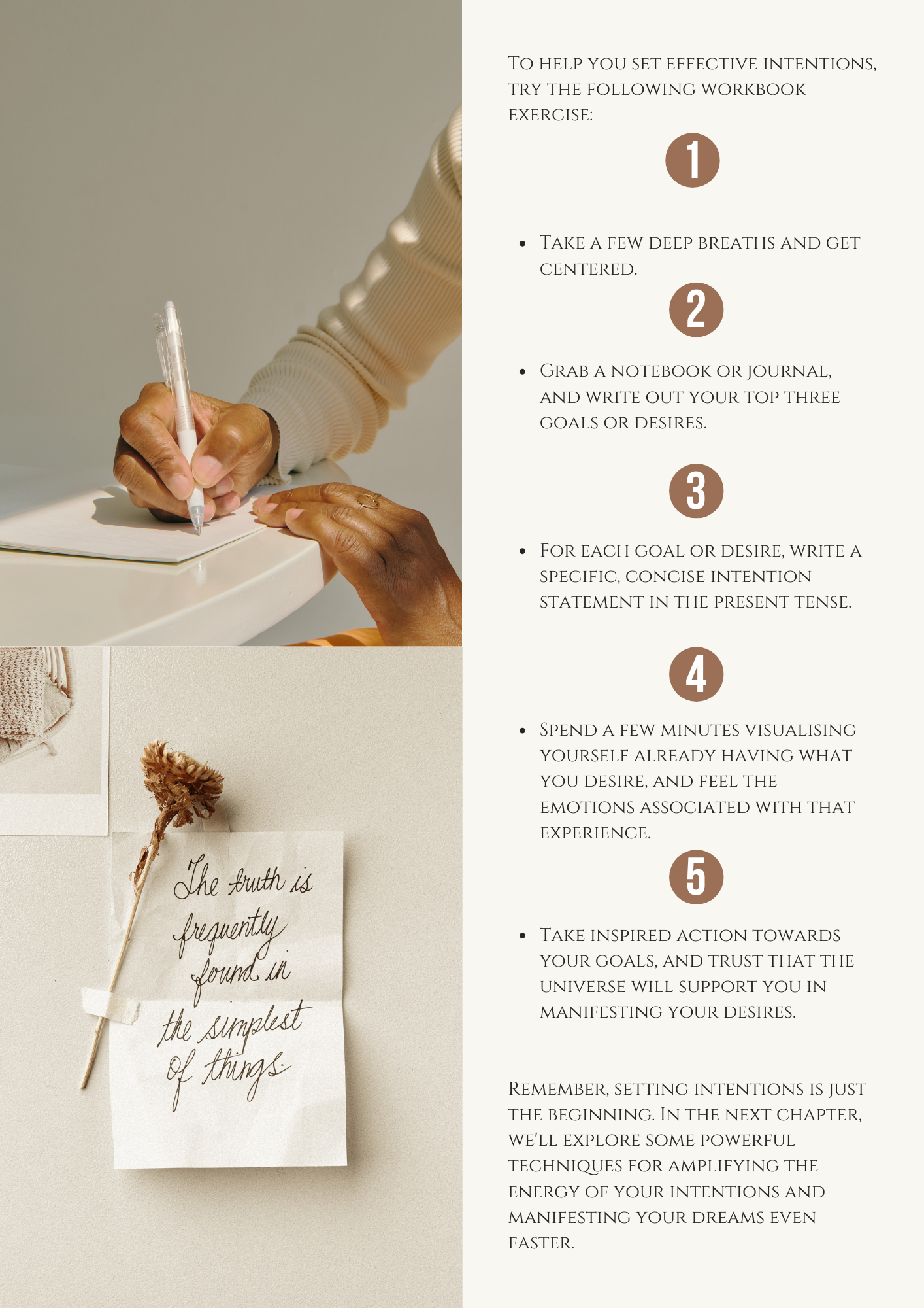 The Art of Manifestation Workbook