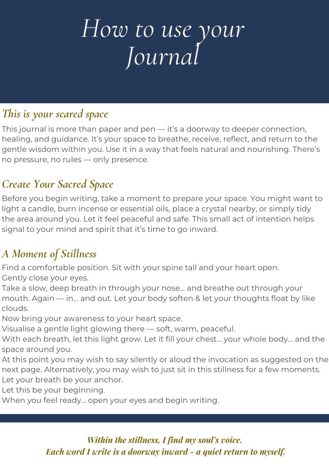 A5 Printable Daily Journal: Gratitude, Affirmations, Dream Recall (Digital Download)