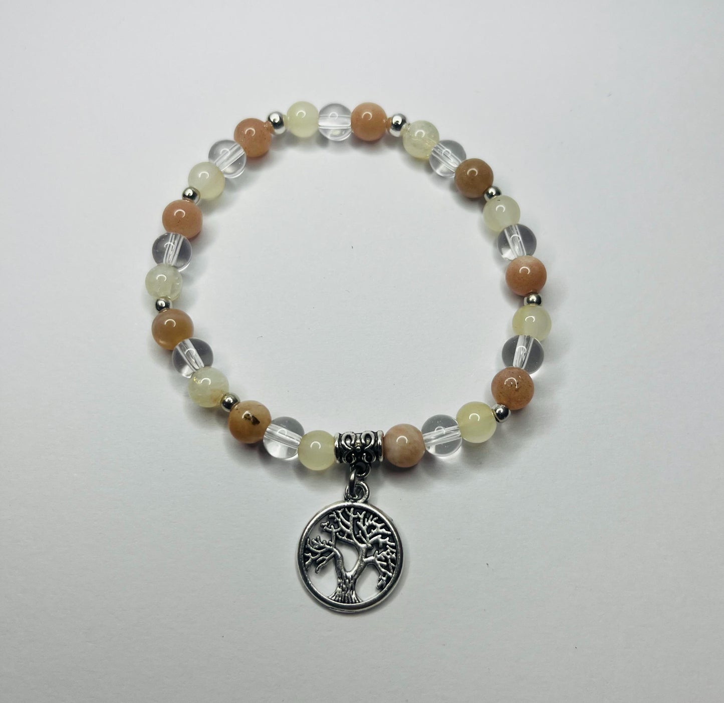 Angel of Joy Crystal Bracelet - Sunstone, Citrine & Clear Quartz